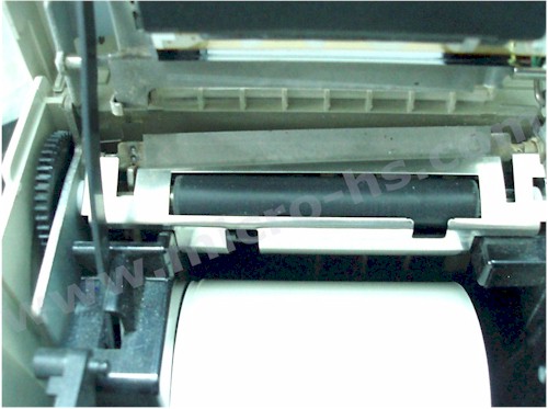 Imprimante de caisse : règlage de prise papier